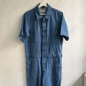 Everlane Blue Denim Jumpsuit